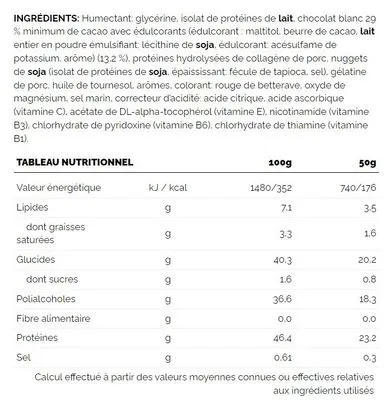 226ers Neo 46% Proteico Cioccolato Bianco Fragola 50g