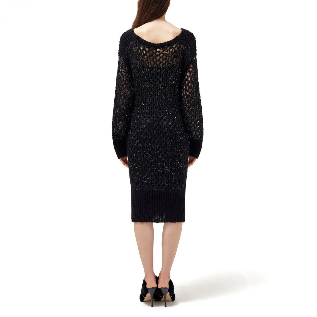 Abito In Maglia Misto Mohair Con Top