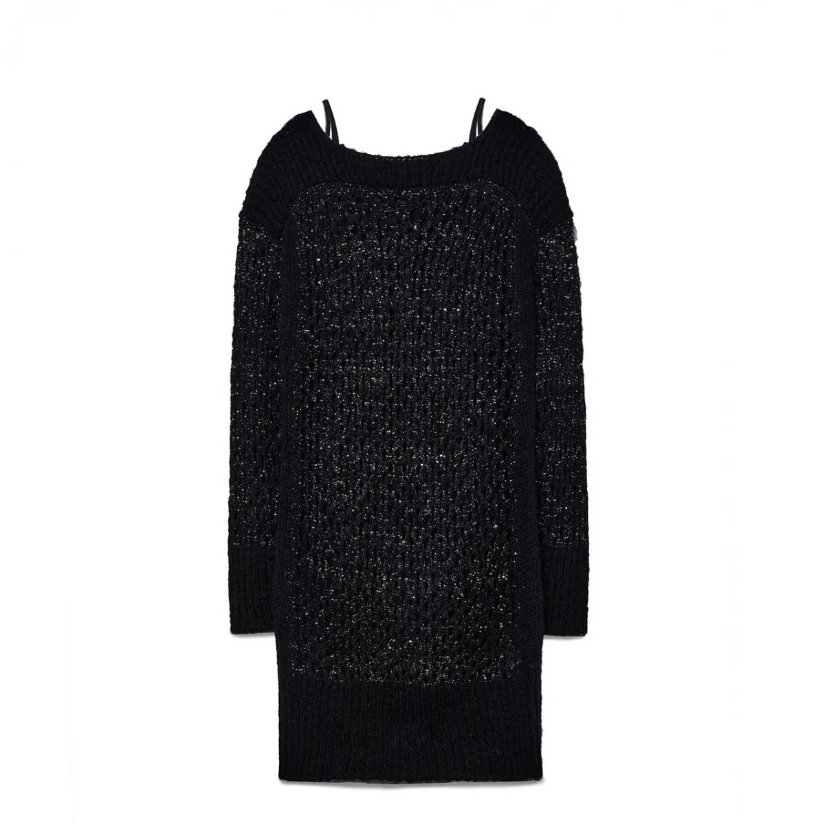 Abito In Maglia Misto Mohair Con Top