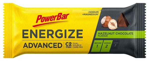 Barretta energetica PowerBar Energize Advanced Nocciola/Cioccolato 55g
