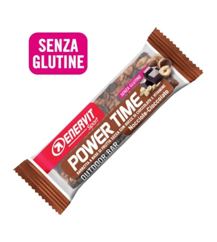 BARRETTA ENERVIT POWERTIME NOCCIOLA CIOCCOLATO FONDENTE 30 g