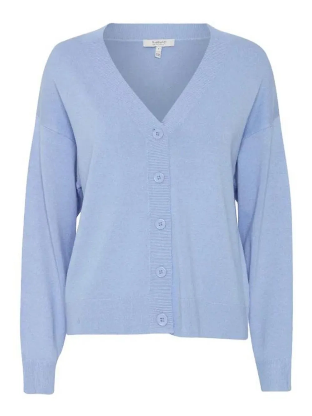 Cardigan Donna con scollo a V Celeste