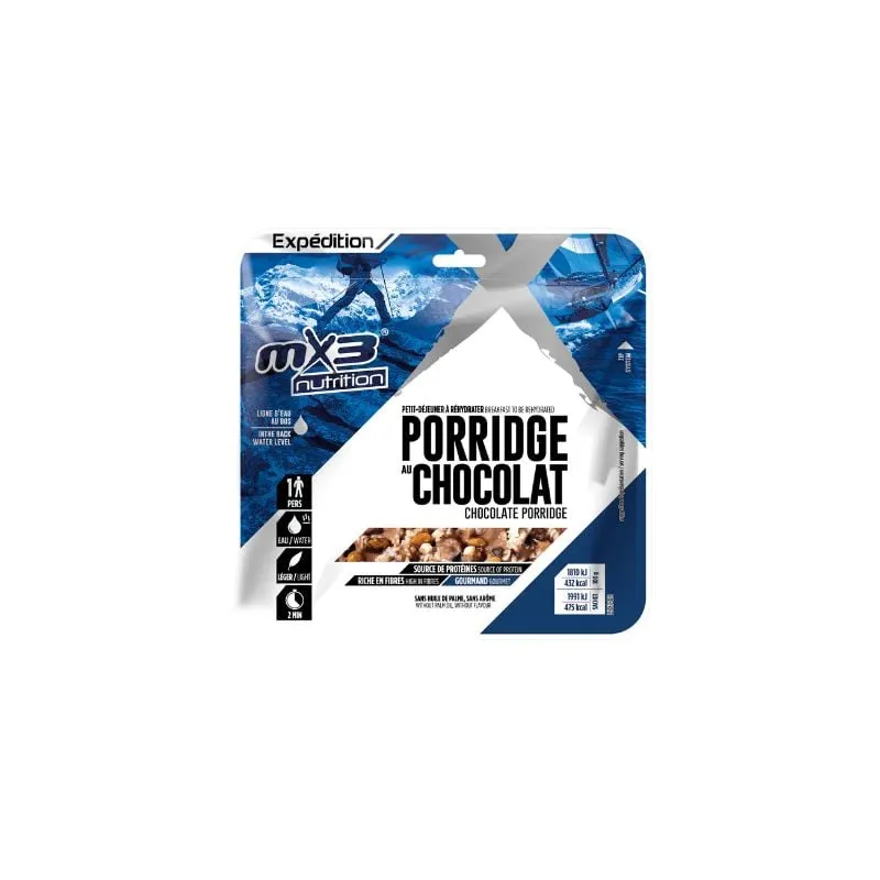 Colazione liofilizzata MX3 Nutrition Porridge al cioccolato