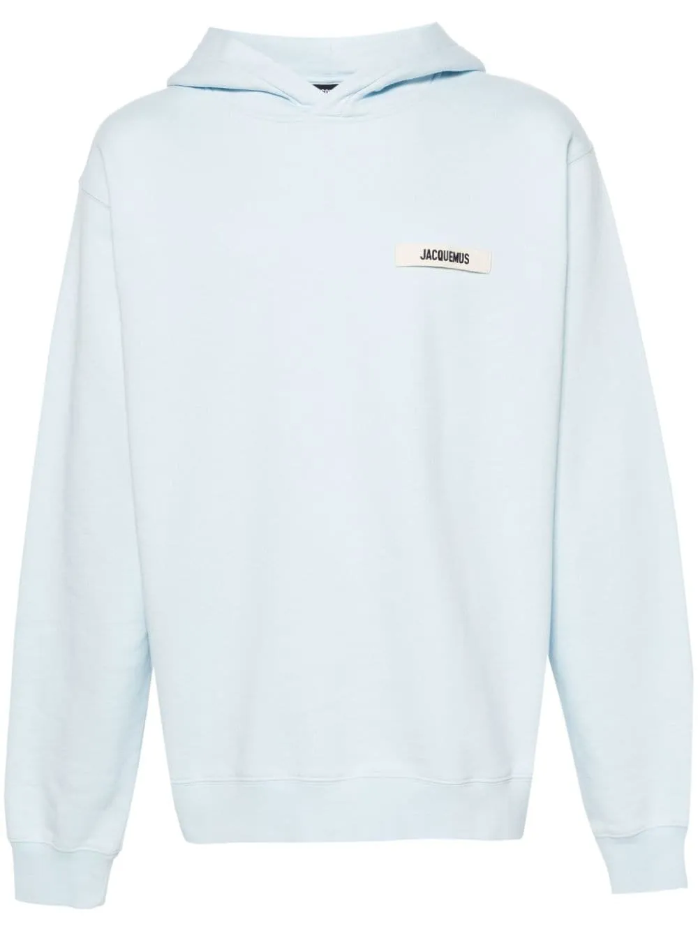 Felpa le sweatshirt gros grain  in celeste - unisex