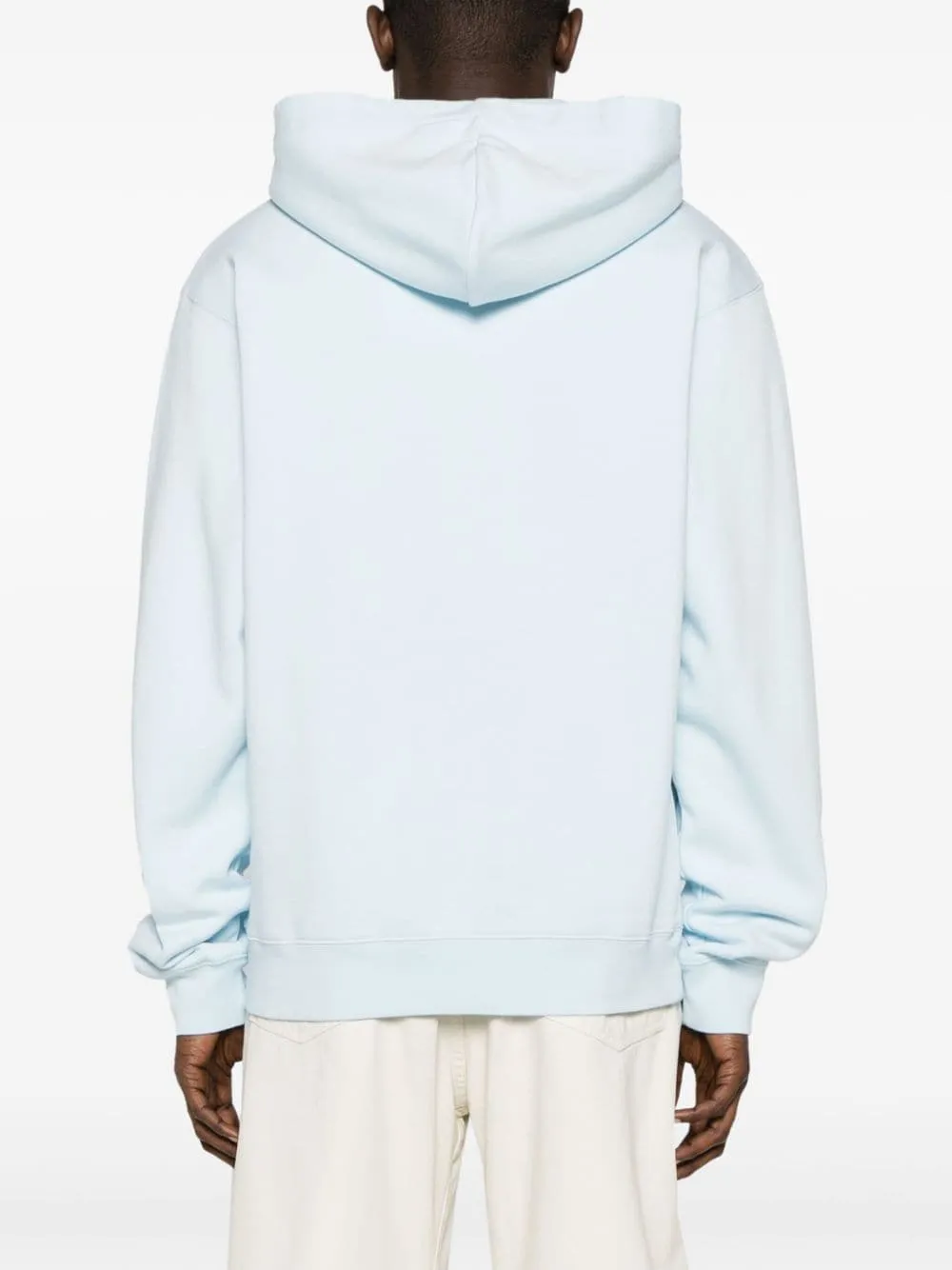 Felpa le sweatshirt gros grain  in celeste - unisex
