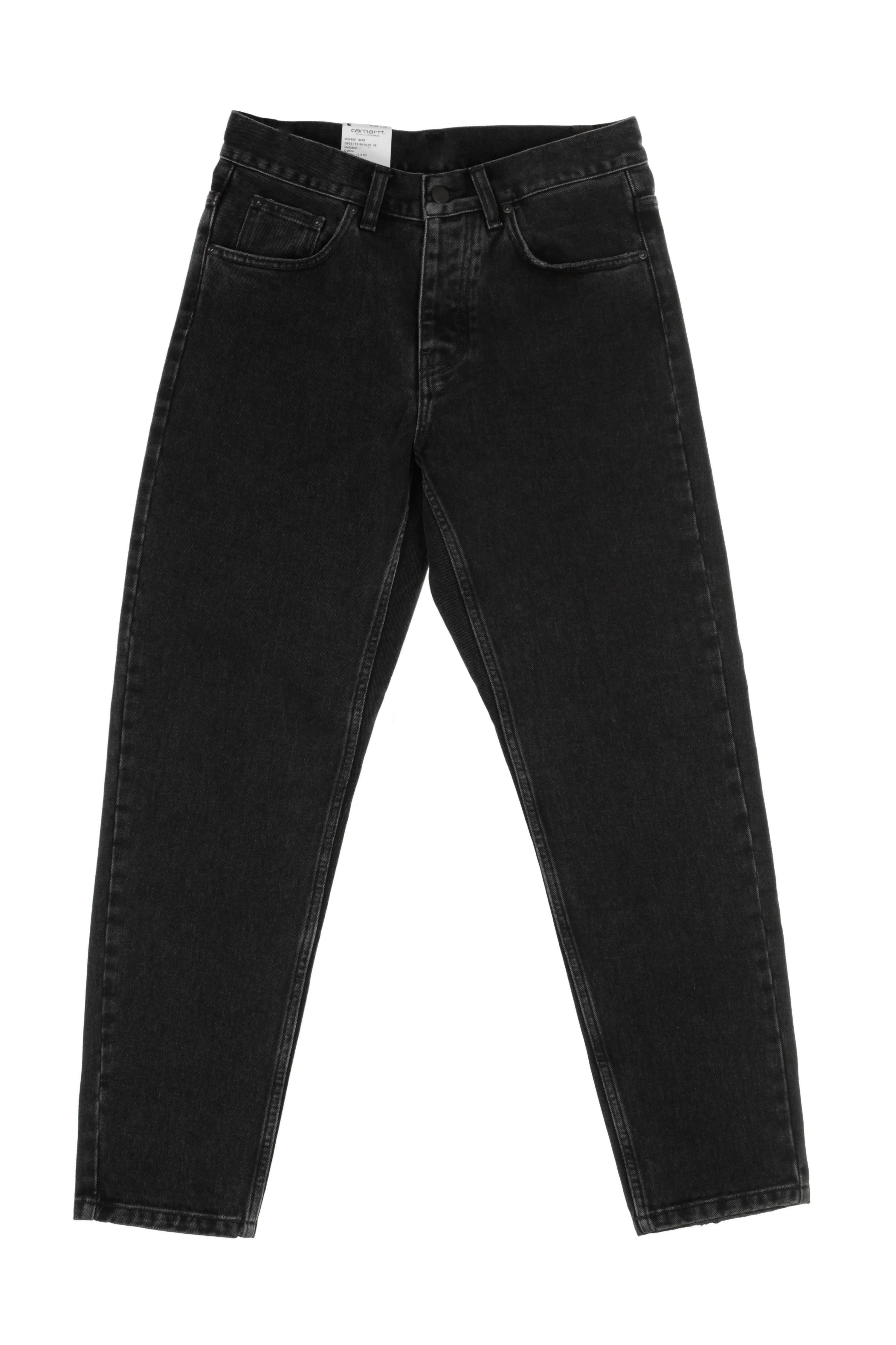 Jeans Uomo Newel Pant Black Stone Washed
