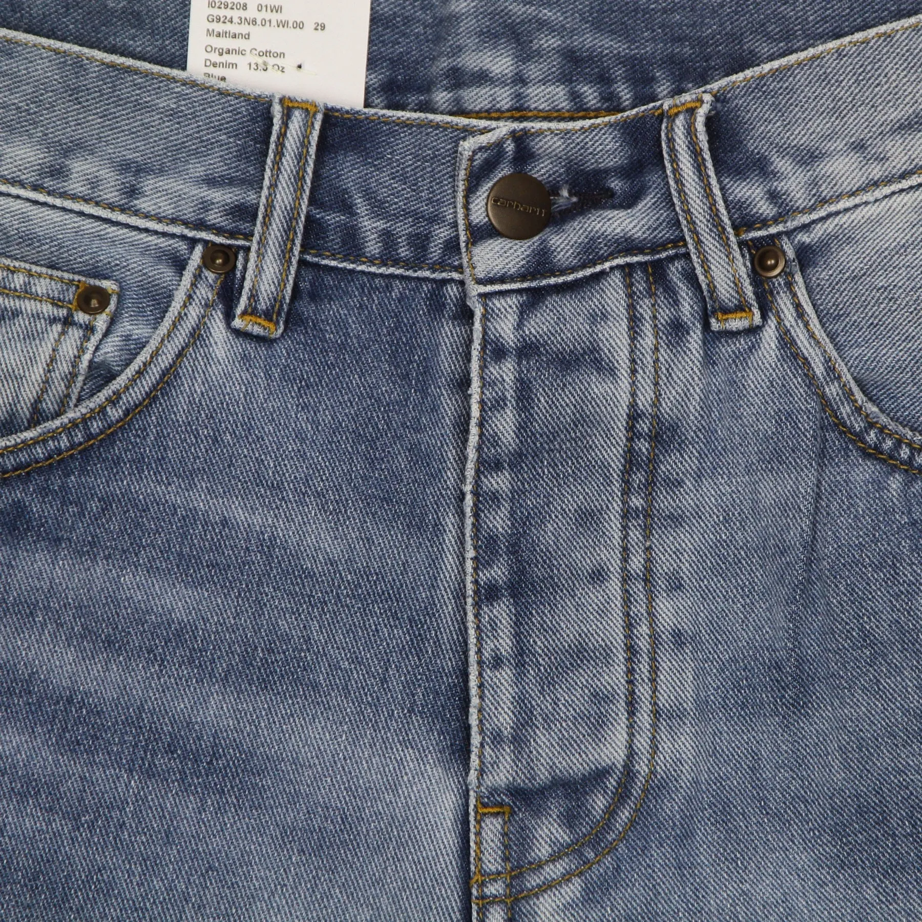 Jeans Uomo Newel Pant Blue Light Used Wash