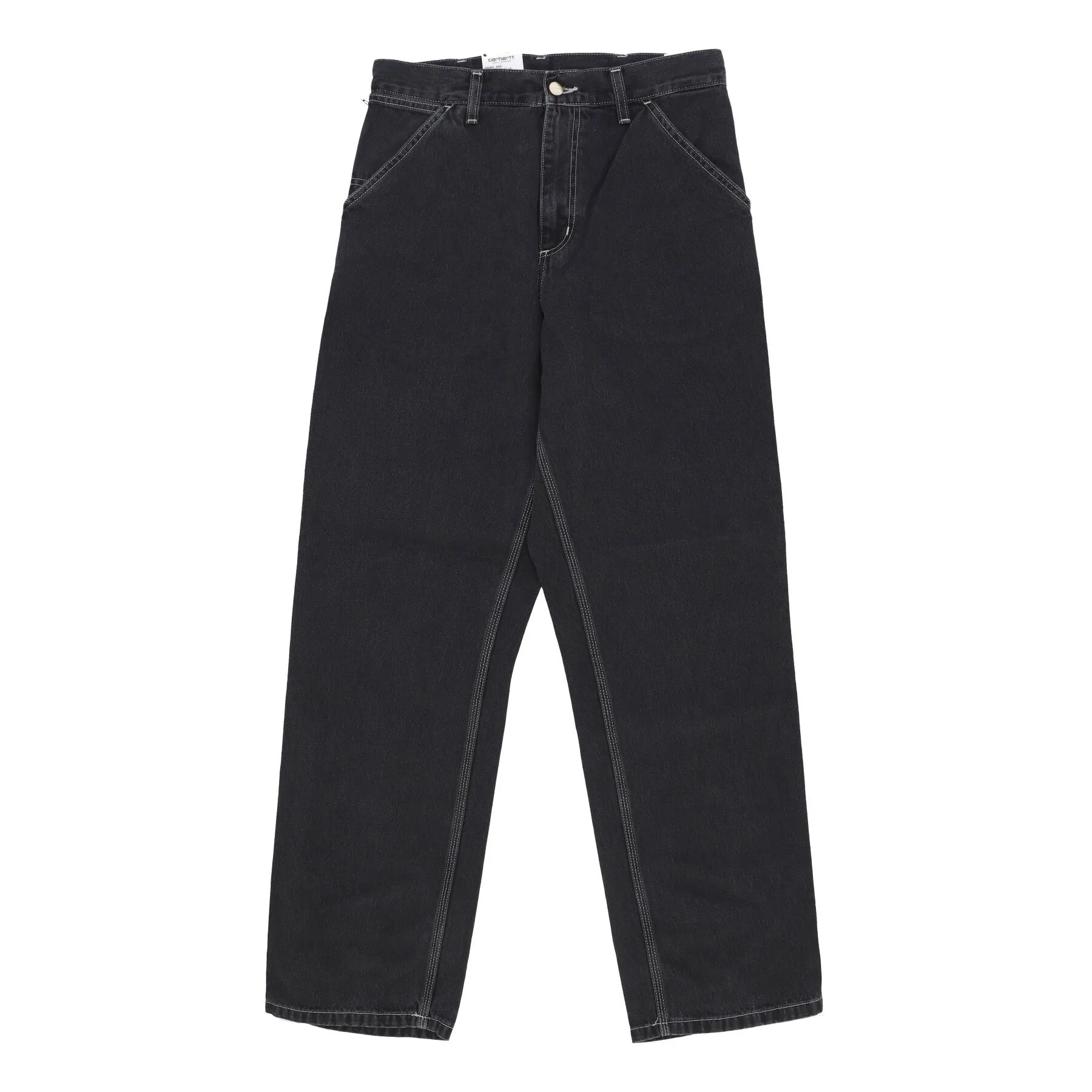 Jeans Uomo Simple Pant Black Heavy Stone Wash