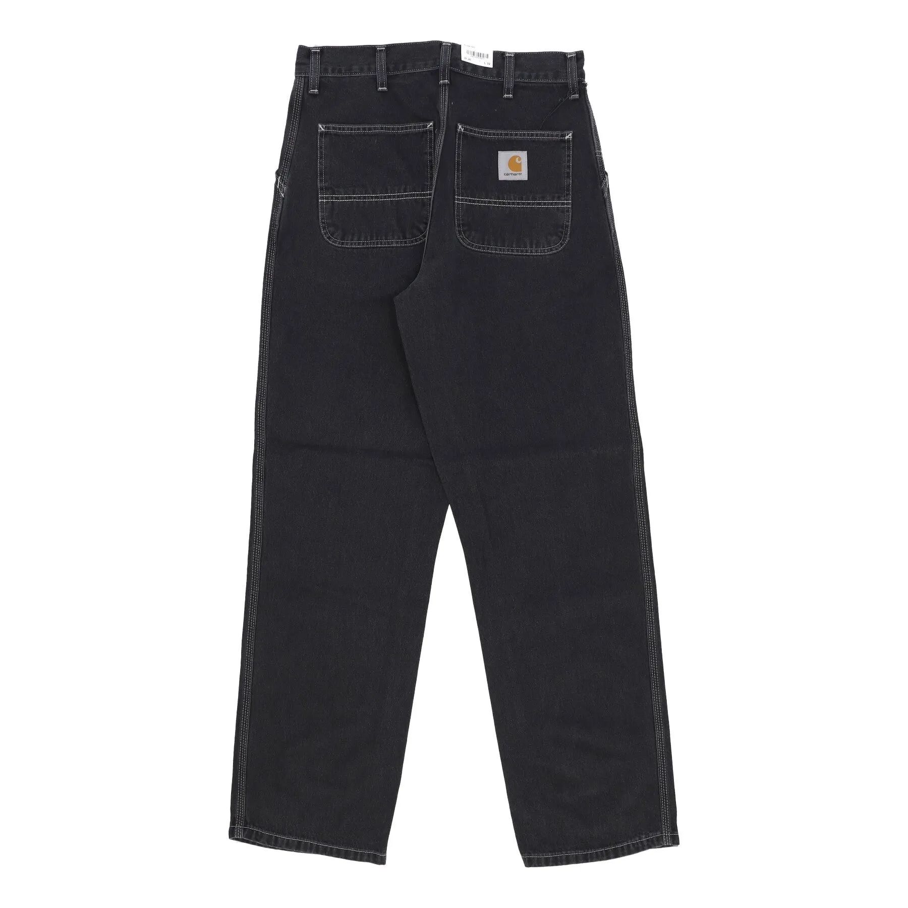 Jeans Uomo Simple Pant Black Heavy Stone Wash