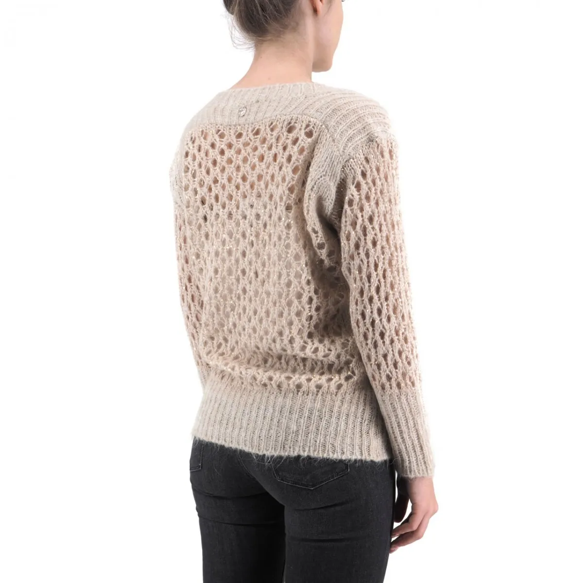 Maglia In Misto Mohair Con Top