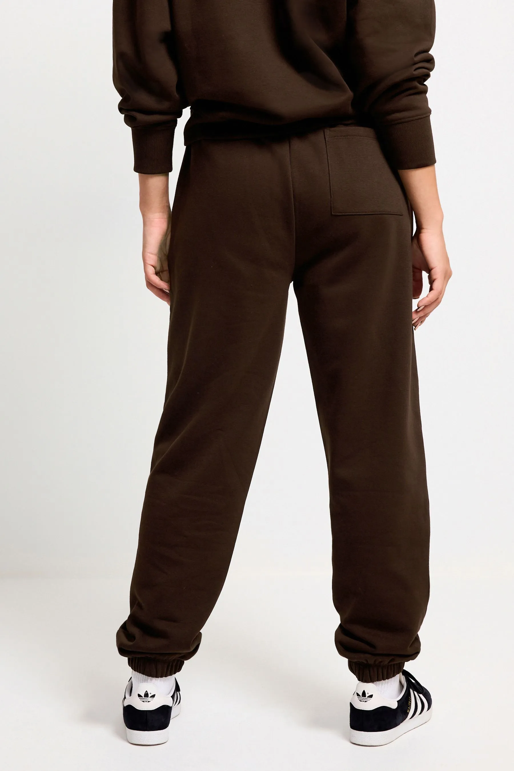 Marrone cioccolato  - Pantaloni da jogging con stampa grafica New York City