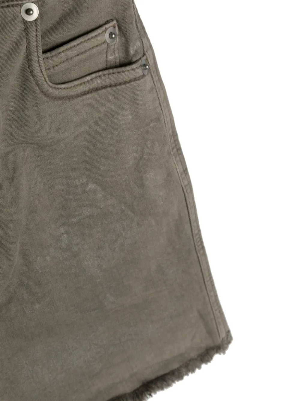 Minigonna in denim in grigio - bambina