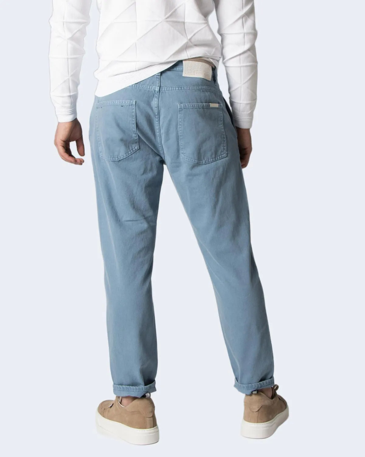 Pantaloni slim Antony Morato oliver ankle lenght  Celeste