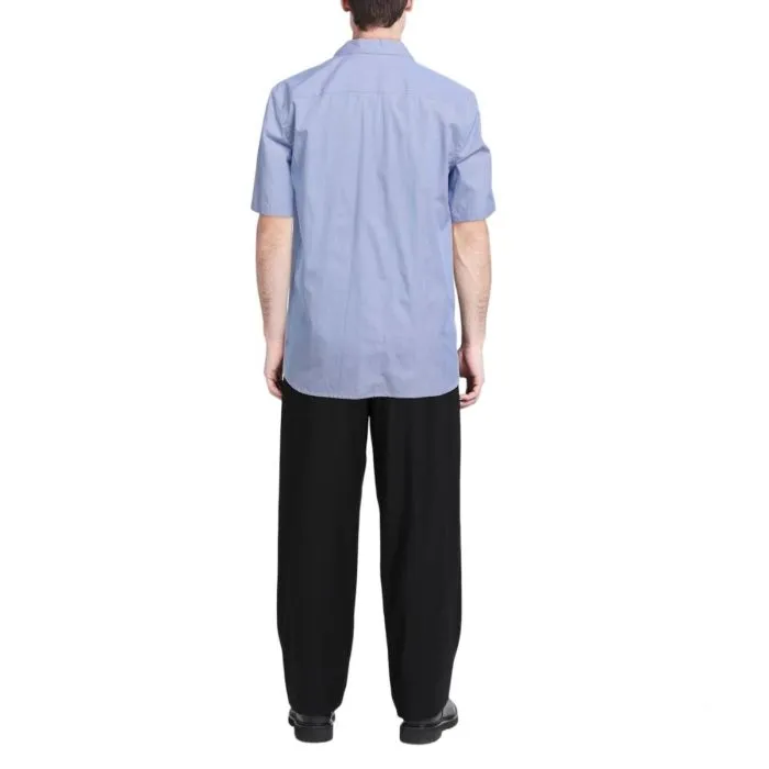 Pmds Camicia Collo Bowling Celeste
