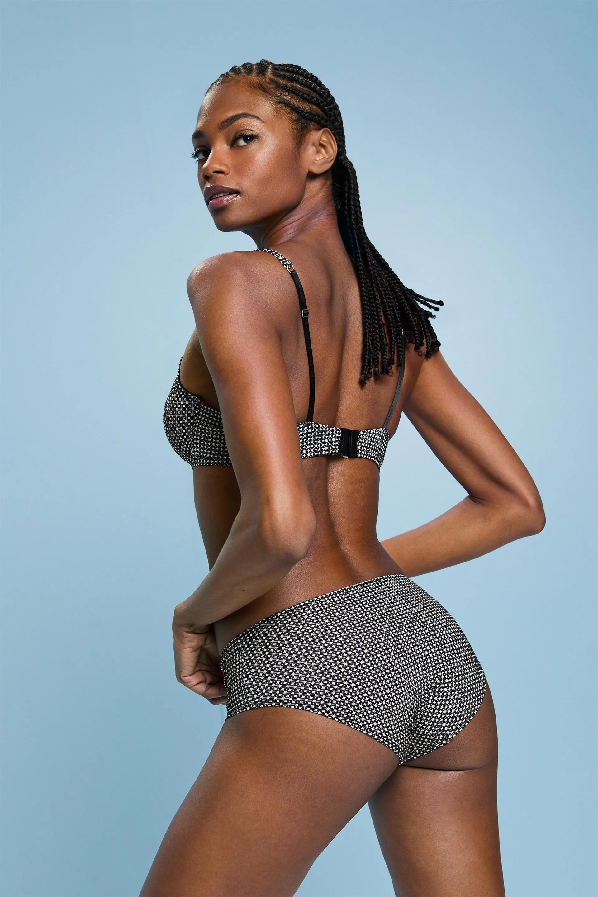 Reggiseno in microfibra stampato con ferretto