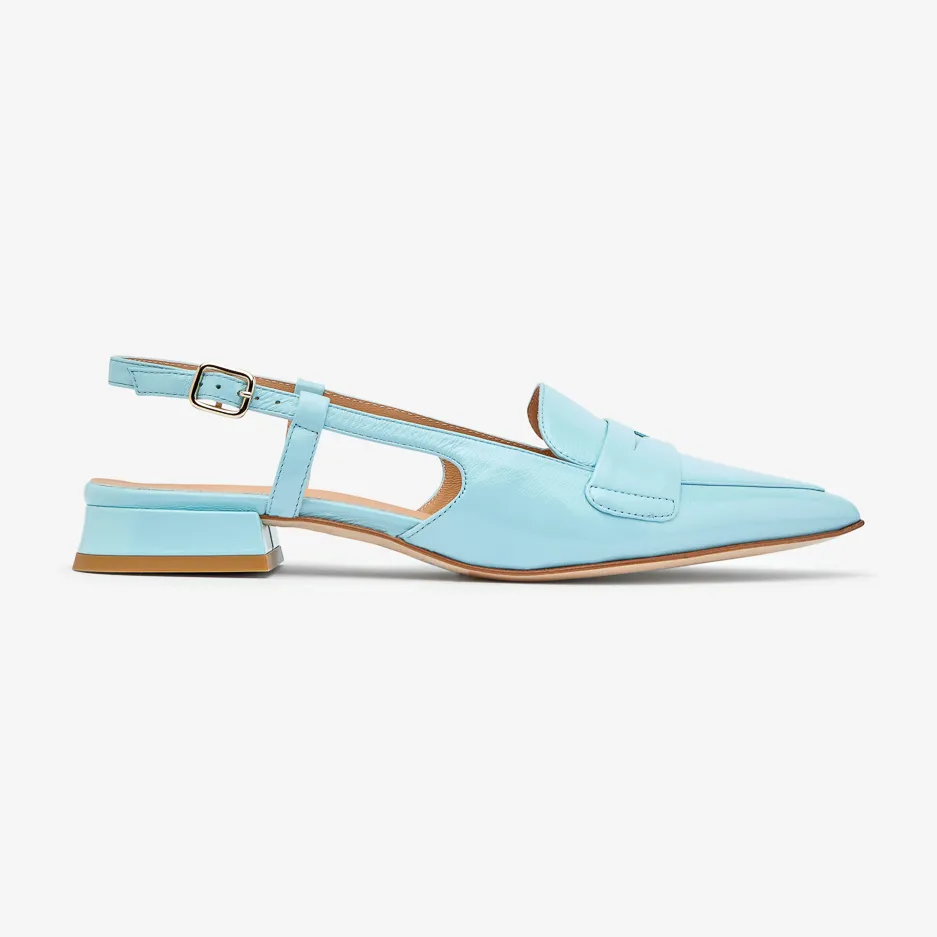 Slingback Celeste a Mandorla