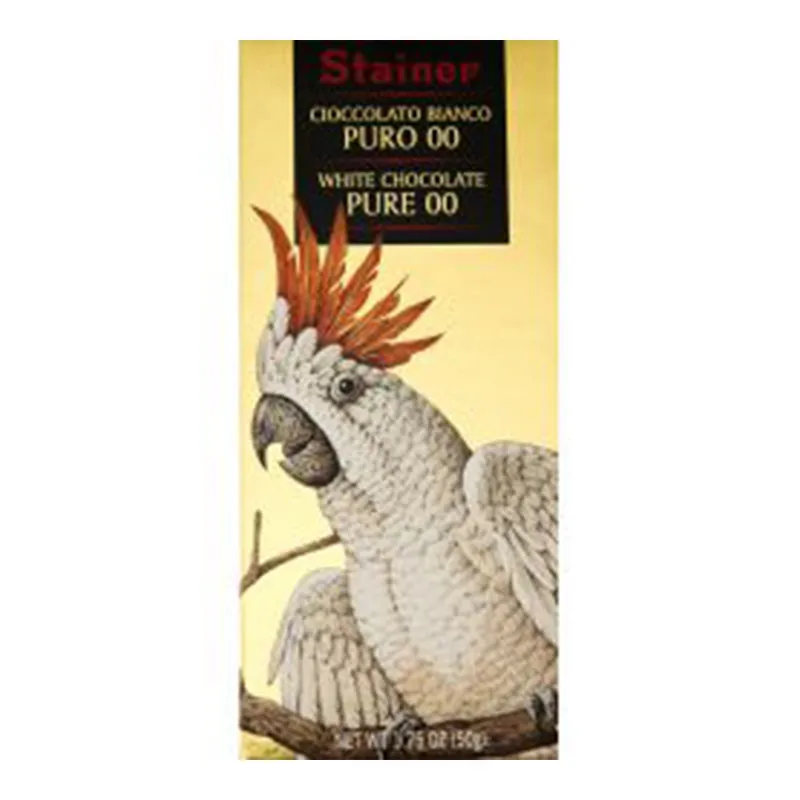 Stainer Cioccolato 10 Tavolette di Cioccolato Bianco Puro 00