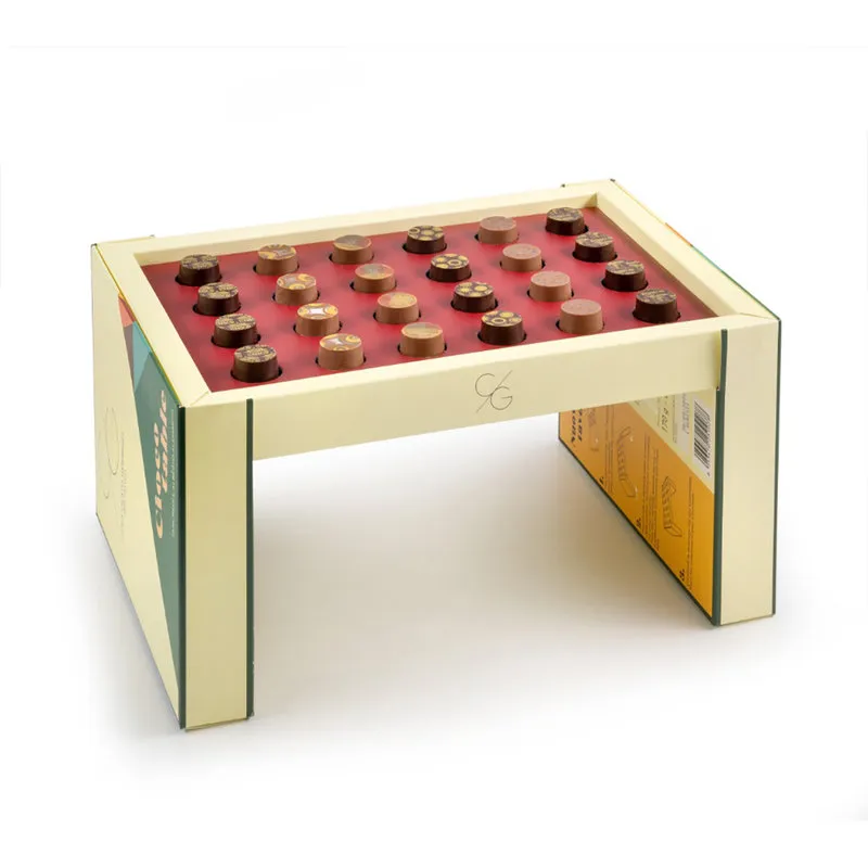 T'a Milano Cioccolato Gourmet Tavolino componibile con Praline - Ciocotable