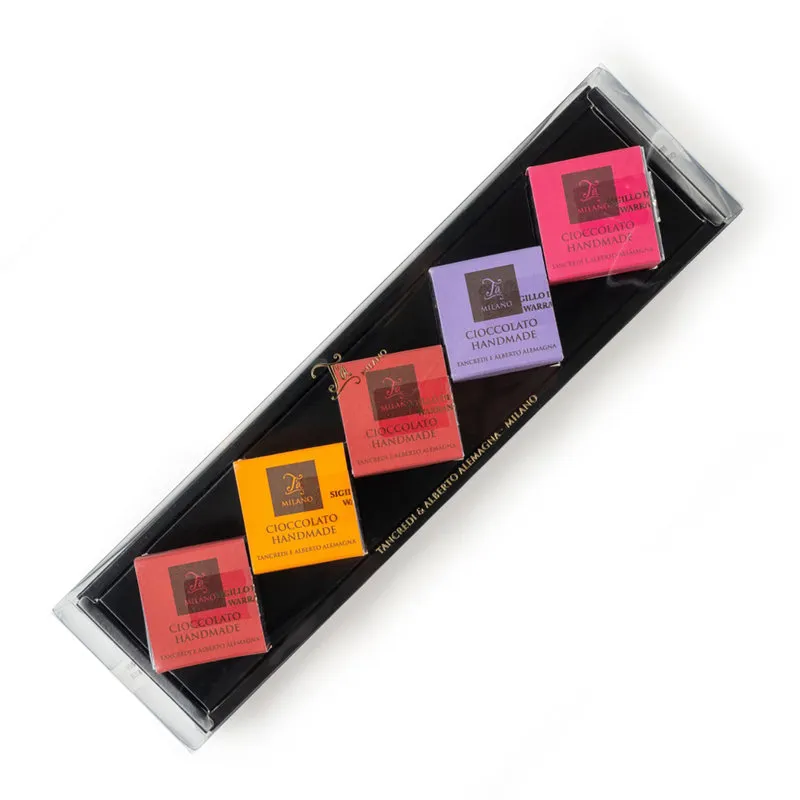 T'a Milano T'A Milano Frutta & Cioccolato - Fragola, Lampone,  Melograno & Mirtillo e Arancia ricoperte di cioccolato - 300g