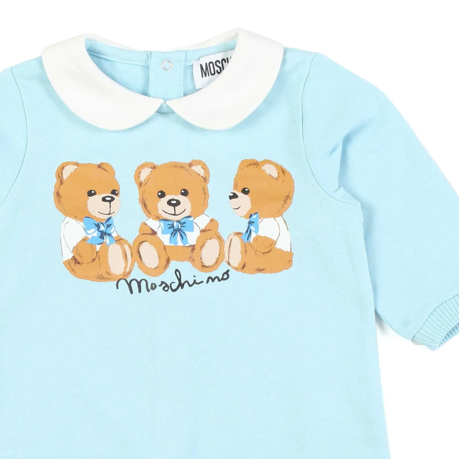 Tutina Celeste Neonato Con Orsacchiotti