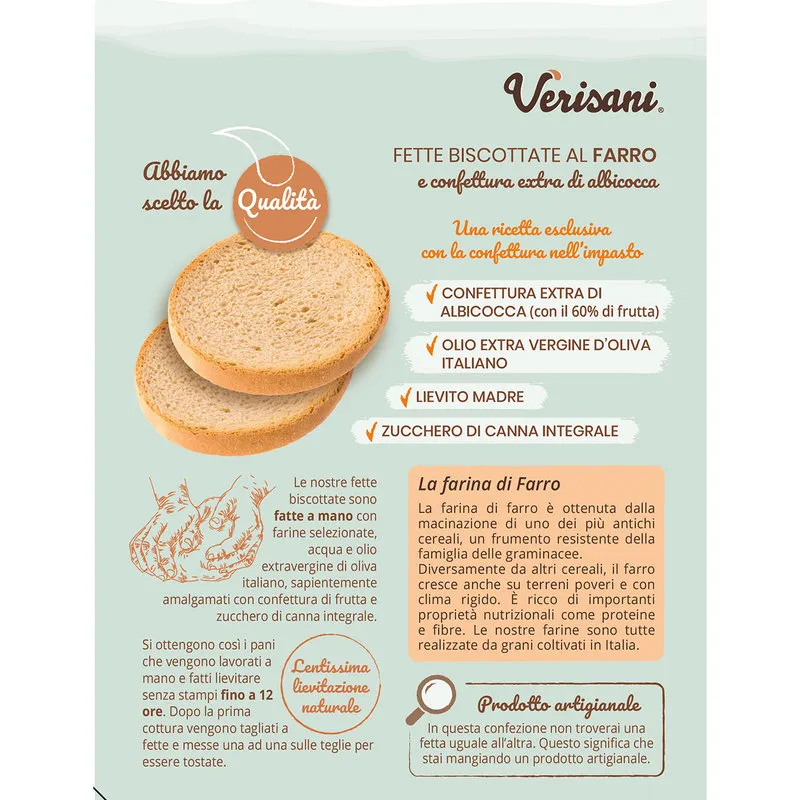 Verisani 6 Confezioni 200 gr Mix Fette 