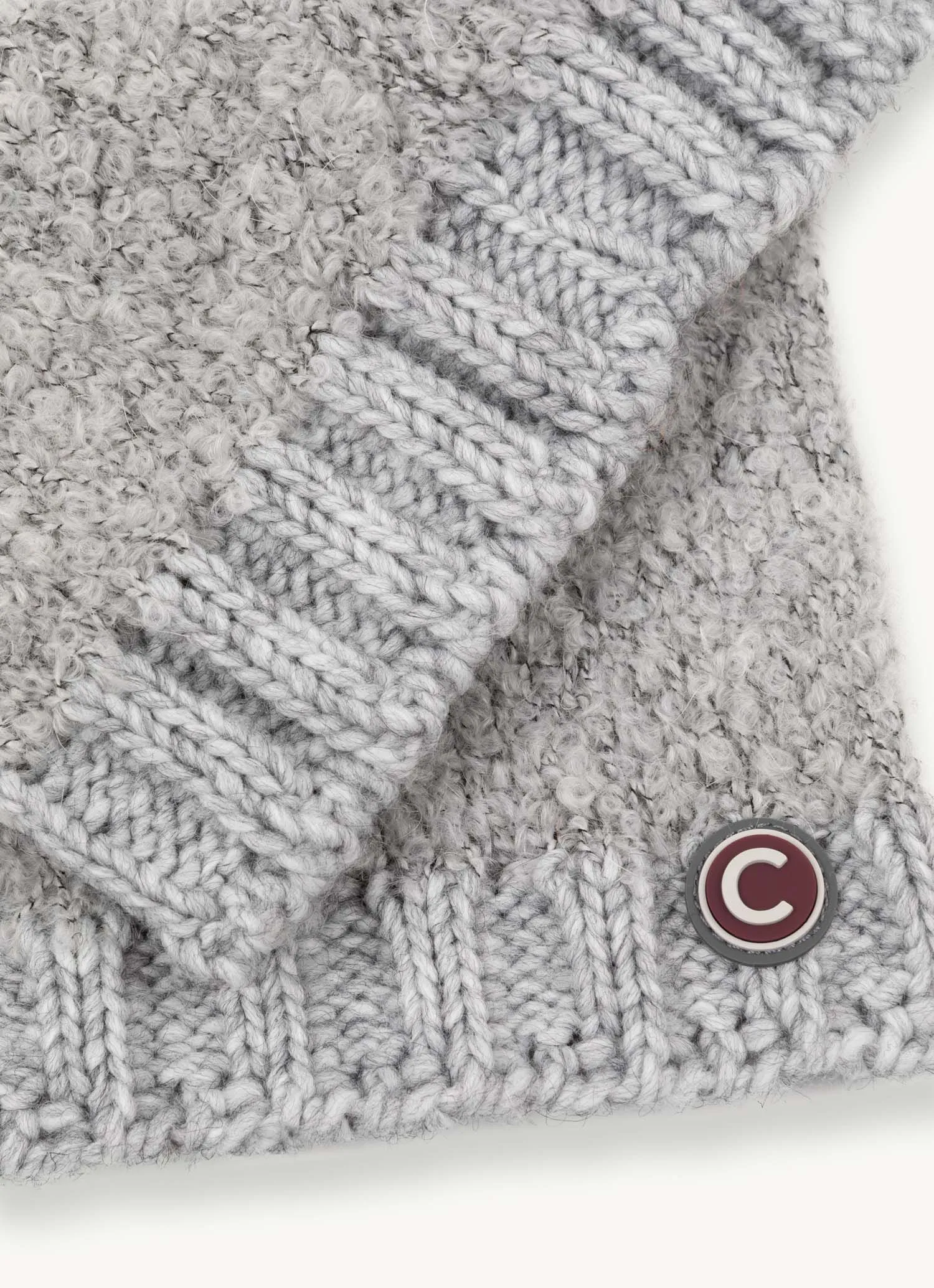 Women’s neck warmer in wool and mohair blend